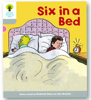 オックスフォードリーディングツリー ORT レベル1 ステージ1 stage1 First Words Six in a Bed 表紙