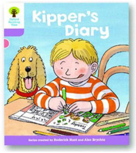 オックスフォードリーディングツリー ORT レベル1+ ステージ1+ stage1+ First Sentences Kipper’s Diary 表紙