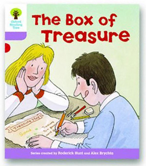 オックスフォードリーディングツリー ORT レベル1+ ステージ1+ stage1+ More First Sentences B The Box of Treasure 表紙
